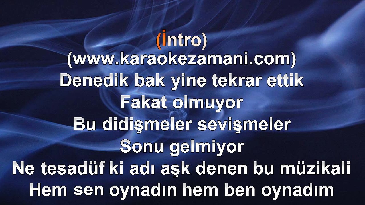 Deniz Seki - Aşk Müzikali - 2011 TÜRKÇE KARAOKE