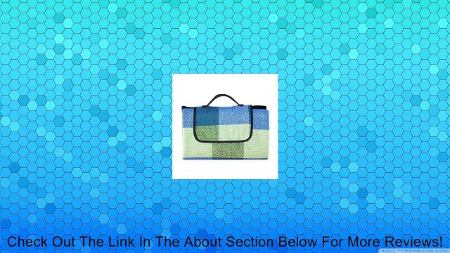 Songmics Plaid Picnic Blanket Waterproof Backing Beach Camping Outdoor Blanket Mat 77 x 59 UGCM50C Review