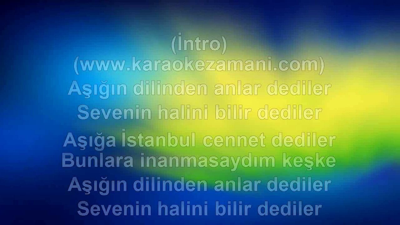 Didem & Fırat - İstanbul Olmaz Olsun - 2011 TÜRKÇE KARAOKE