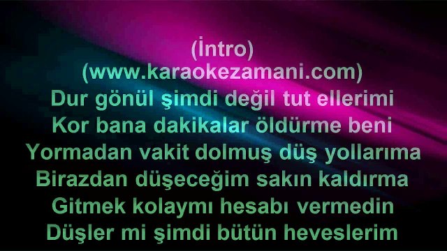Diğdem Yılmaz - Aşkın Günahkarı - 2011 TÜRKÇE KARAOKE
