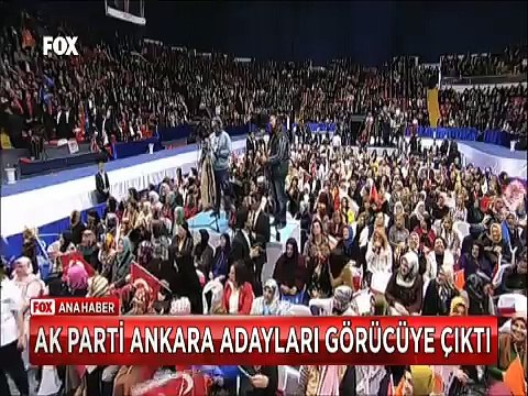 Ak Parti Ankara adaylarını tanıttı Davutoğlu'nun gündemi CHP'nin vaatleri