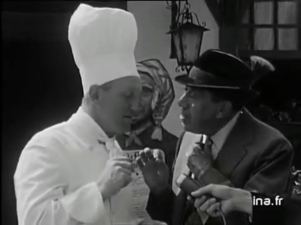 FERNANDEL et BOURVIL 1963 / LA CUISINE AU BEURRE / Original Promo 1