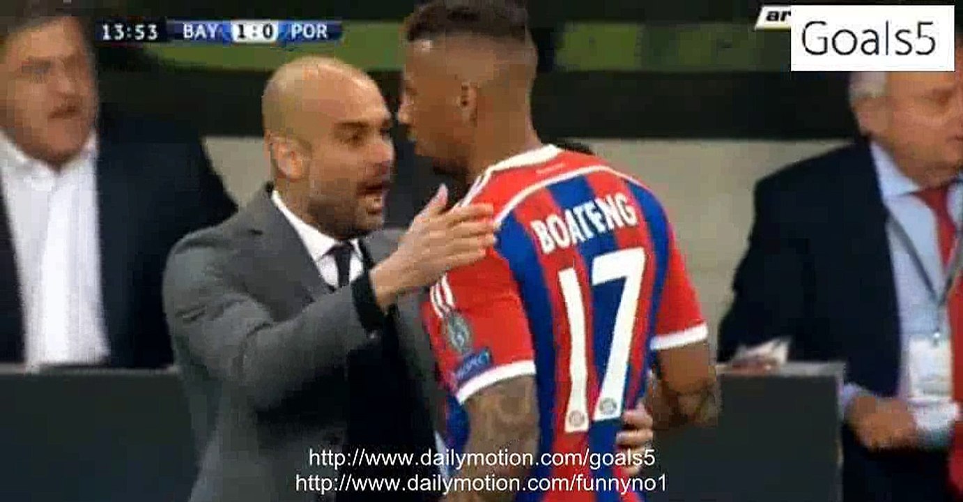 Thiago Alcantara Goal Bayern 1 - 0 Porto Champions League 21-4-2015