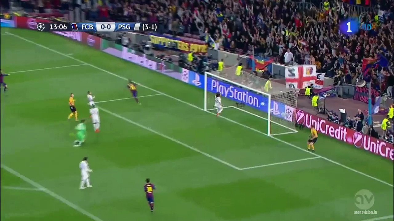 barcelona vs Paris Saint-Germain 1-0 neymar 21.04.2015
