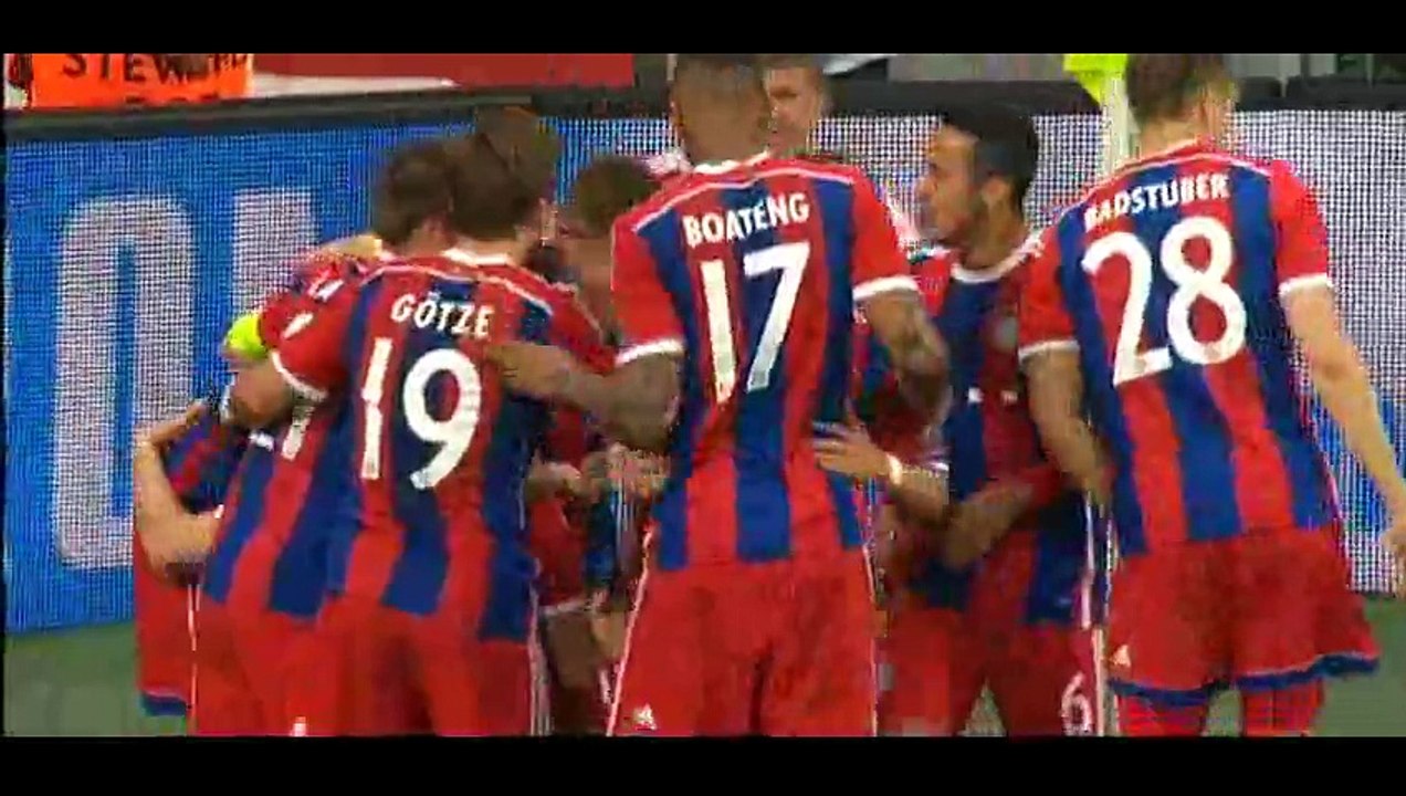 Goal Lewandowski - Bayern Munich 3-0 FC Porto - 21-04-2015
