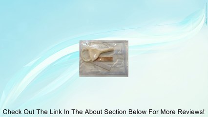 10 External Male Latex Catheter Condom Style Selfadhering Coated Strip, Size L Review