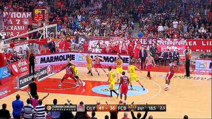 Highlights: Olympiacos Piraeus-FC Barcelona, Game 3