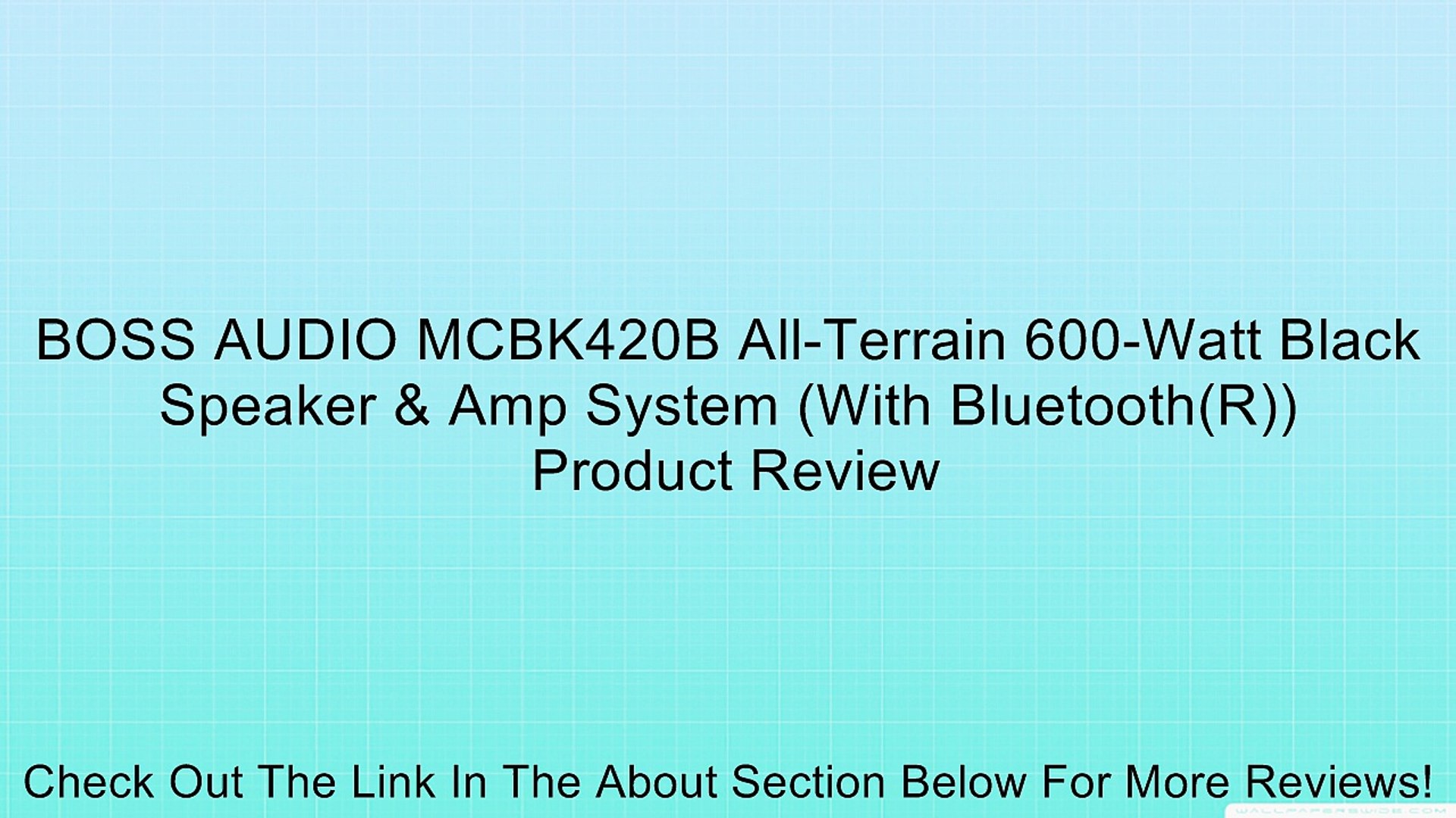 boss audio mcbk420b