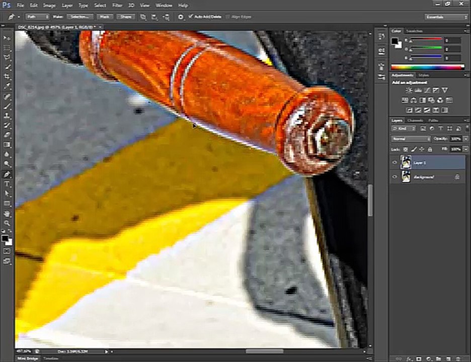 How to Remove Background using Pen tool