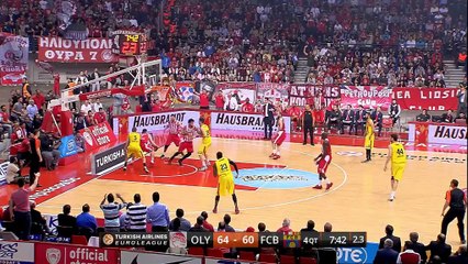 Cuartos de final - Partido 3: Olympiacos 73-71 Barcelona