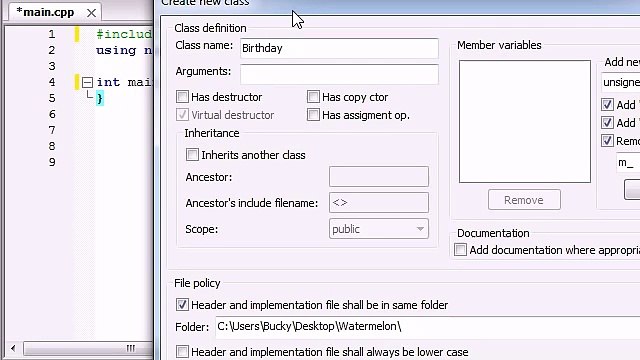 Buckys C++ Programming Tutorials - 46 - Composition
