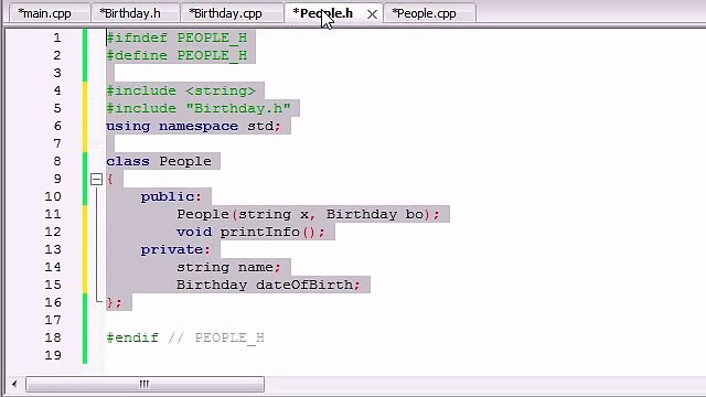 Buckys C++ Programming Tutorials - 47 - Composition Part 2