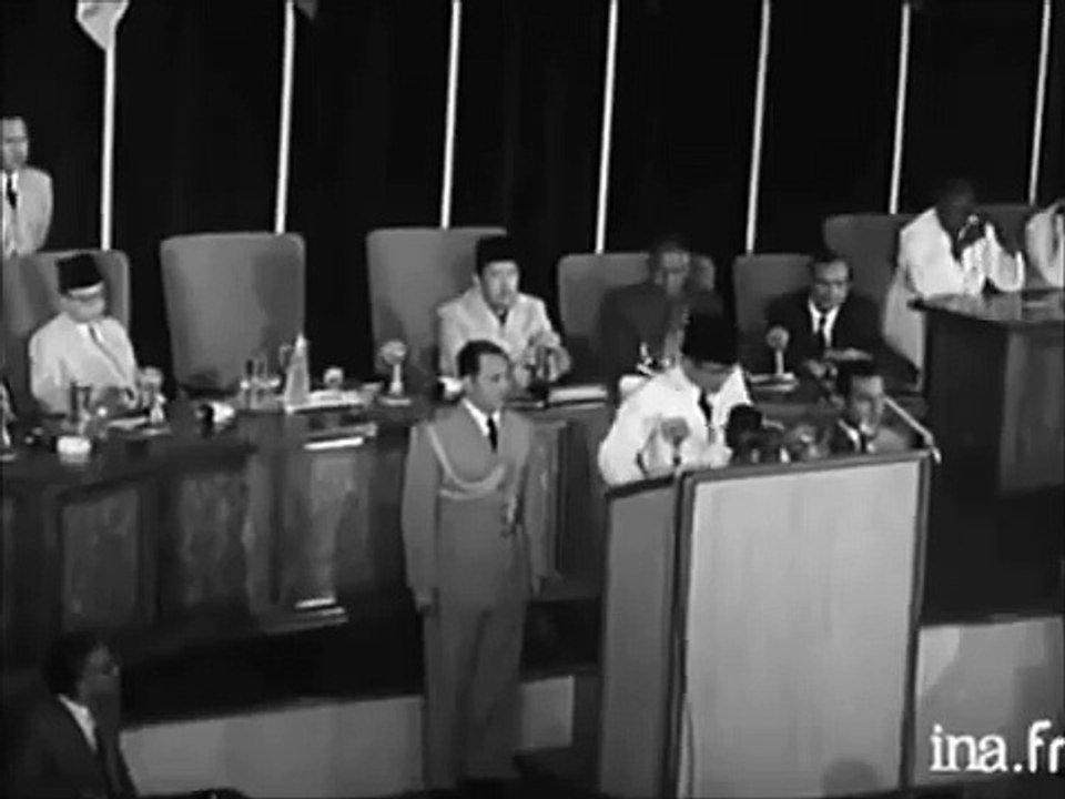 President Sukarno Opening Speech at, the Bandung Conference, 1955, Indonesia