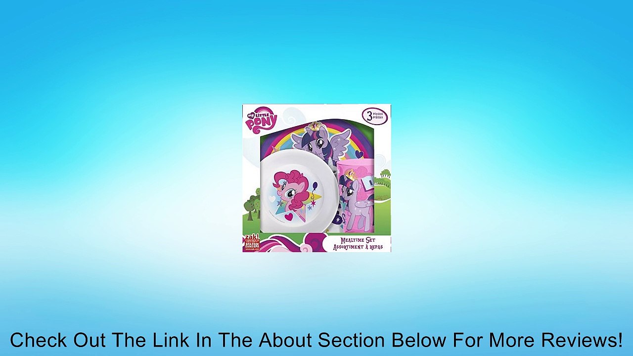 Zak! Designs Plate, Bowl and Tumbler 3-piece Set with My Little Pony Graphics, BPA-free Melamine Review