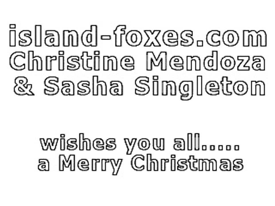 Merry Christmas from Christina Mendoza & Sasha Singleton