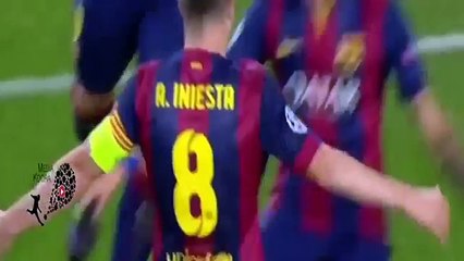 Neymar briilant goal Barca PSG Champions League