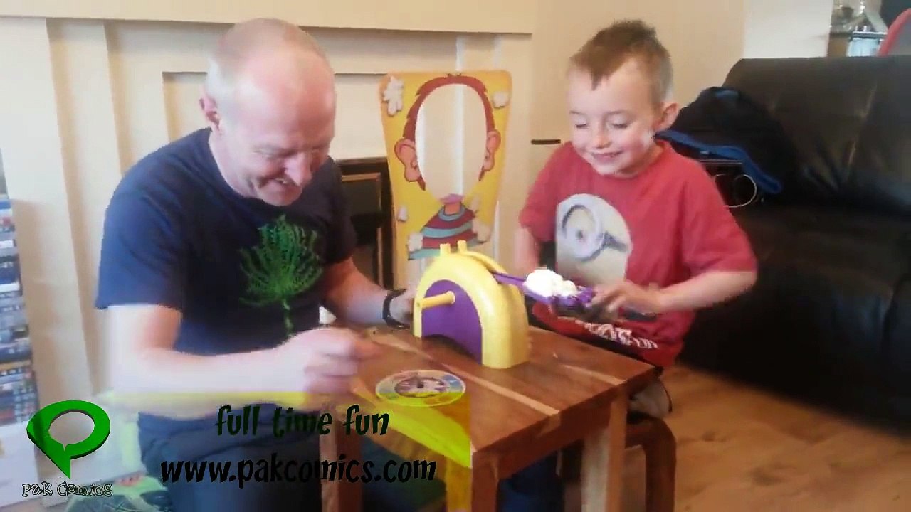 father-playing-with-son-face-smash
