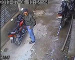 CCTV camera catches bike theft