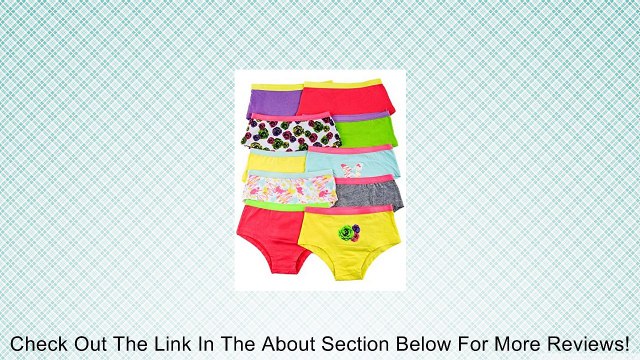 Sweet Princess Big Girls 10 Pack Cotton Hipster Panties Review