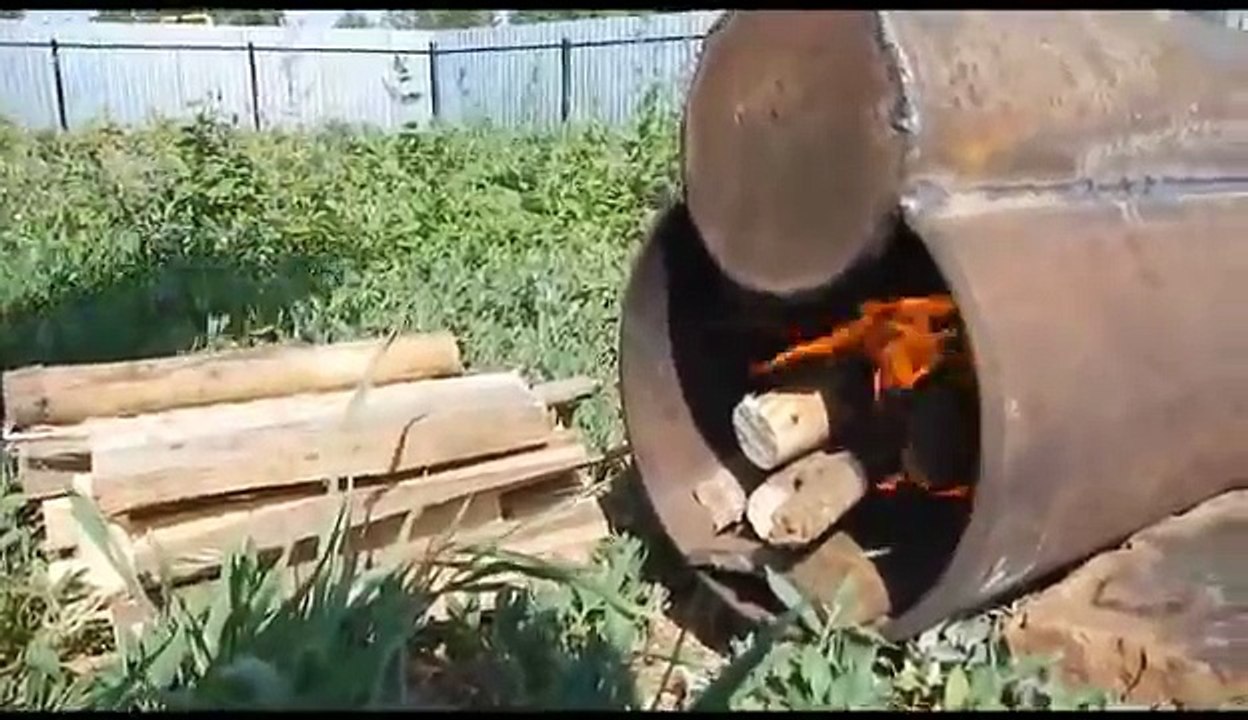 Парогенератор для воскотопки своими руками из обрезков трубы.