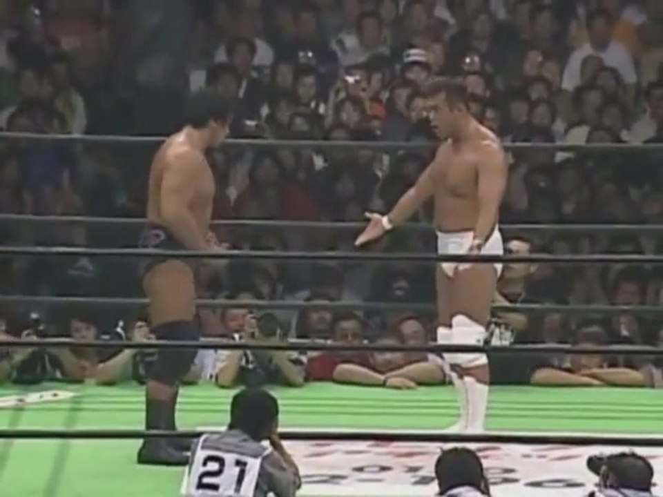 5-star Match: Kenta Kobashi vs Jun Akiyama, GHC title match (NOAH Departure 2004) - RU