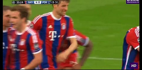 Muller 4:0 - Bayern Munich vs FC Porto - Champions 21/04/2015