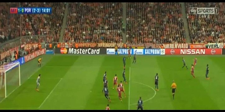 Thiago Alcantara 1-0 - Bayern Munich vs FC Porto - Champions 21/04/2015