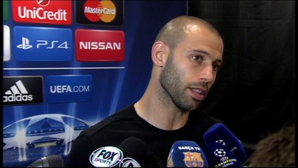 Mascherano and Sergi Roberto happy to make semi-finals