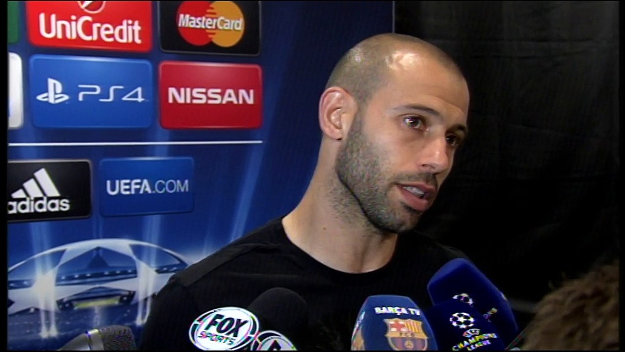 Mascherano and Sergi Roberto happy to make semi-finals