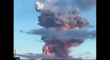 [RAW] Ecuador Volcano Eruption 2014 Caught On Tape | Volcano in Ecuador Explodes For 5 Minutes