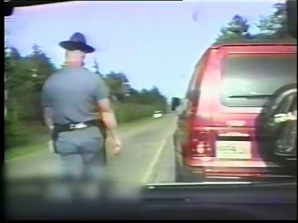 Angry driver meets bad cop