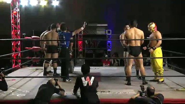 AKIRA, Manabu Soya & Kumagoro vs. Andy Wu, Hiroki Murase & Shotaro Ashino (Wrestle-1)