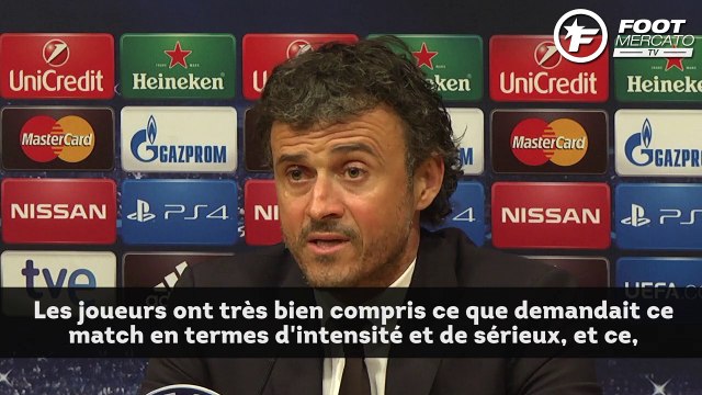 Barça : Luis Enrique satisfait de ses troupes