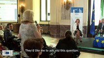 Citizens' Dialogue in Milan, Italy - Connie Hedegaard -European Debate