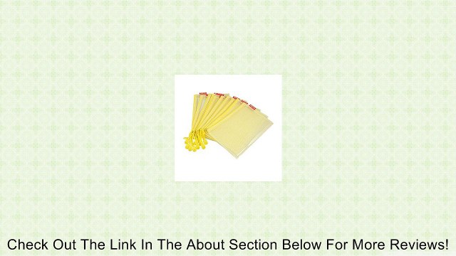 Uxcell A5 Document File Holder Zipper Closure Bags 10-Pieces, Yellow (a11103100ux0324) Review