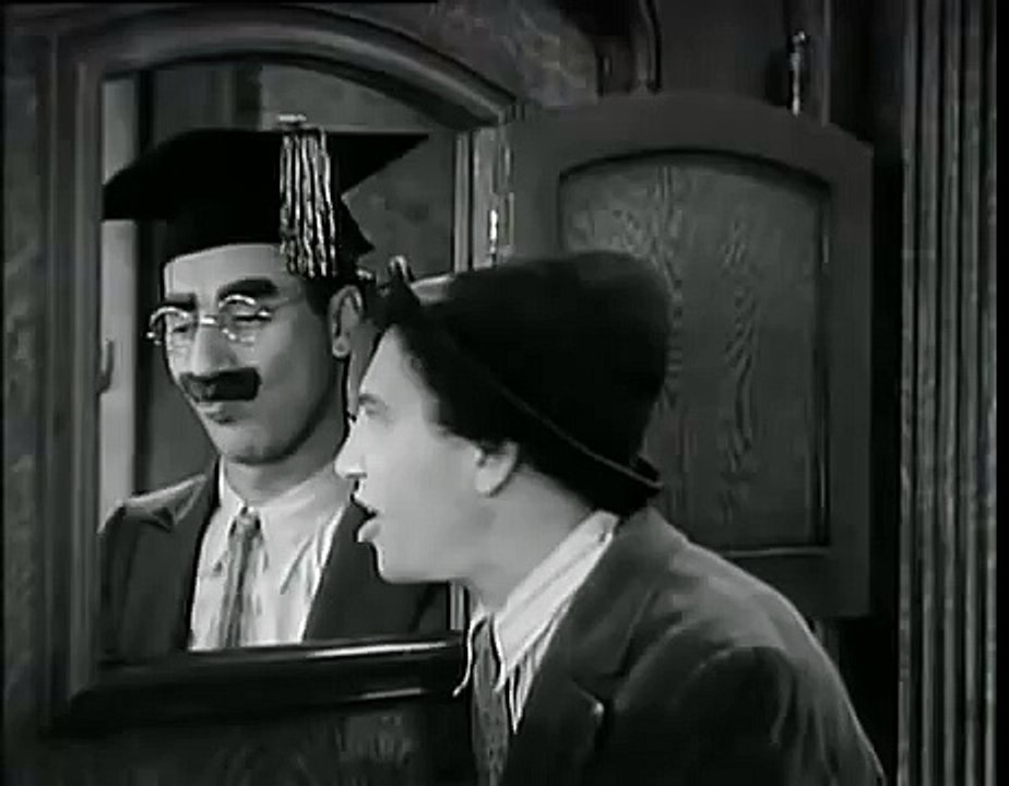 Marx Brothers - Password Scene - Horse Feathers - Chico and Groucho