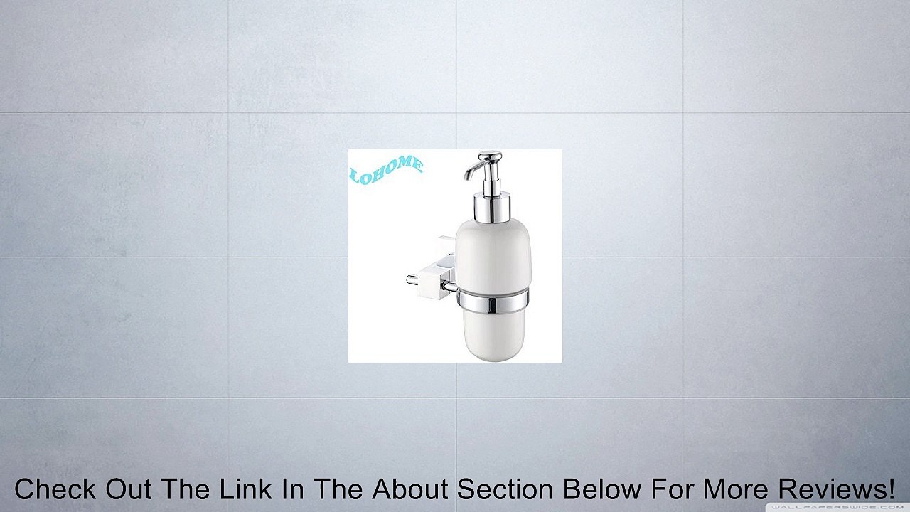 LOHOME (TM) Copper Wall Mounted Soap Dispenser Bathroom Single Head Liquid Soap Bottle Shower Liquid Bathroom Accessories Review