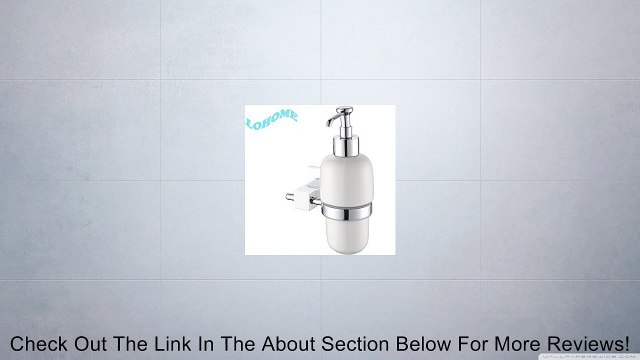 LOHOME (TM) Copper Wall Mounted Soap Dispenser Bathroom Single Head Liquid Soap Bottle Shower Liquid Bathroom Accessories Review