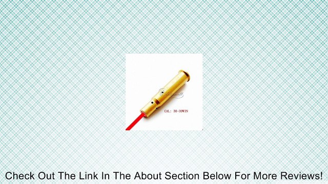 Auace CAL: 30-30WIN Cartridge Bore Sighter Red Laser Brass for Hunting Scope Review