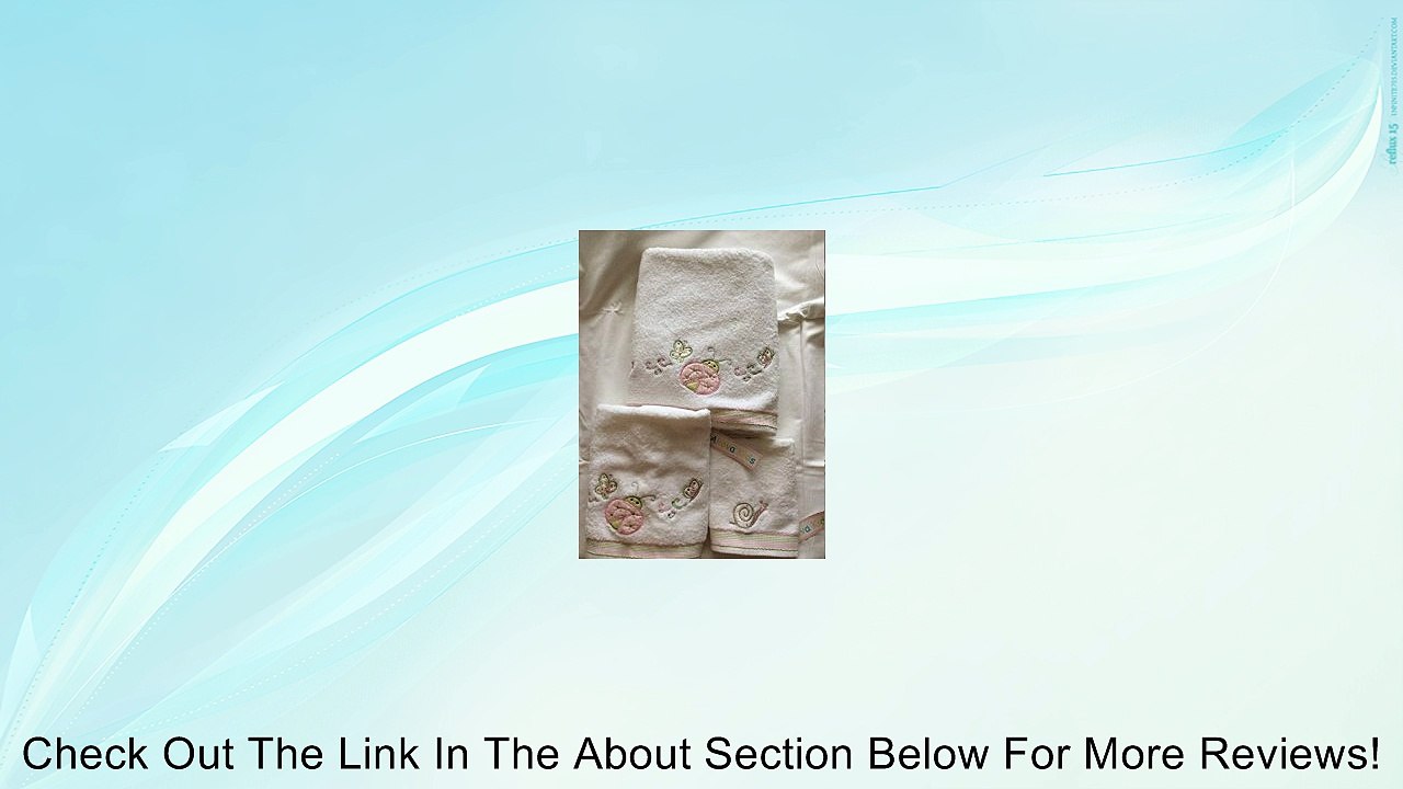 Adorable Butterflies & Ladybugs (3) Towel Set By Akova Review