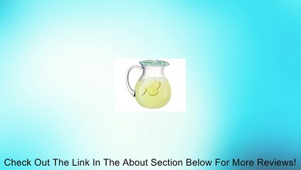 Artland Mingle Pitcher, 80 Ounce, Cool Blue Color Review