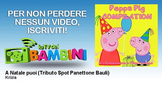 Canzone A Natale Puoi.Krizia A Natale Puoi Tributo Spot Panettone Bauli Video Dailymotion