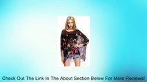 MEXI Women's Batwing Sleeve Chiffon Bohemian Tops Oversized Blouse Shirt Review