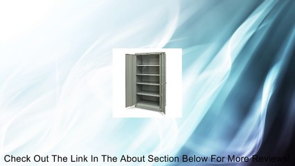 Hallowell Commercial Storage Cabinet - 48"Wx24"Dx72"H - Unassembled - Tan Review
