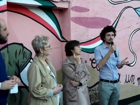 INAUGURAZIONE MURALE IN VIA SAMMARTINI A MILANO (21 APRILE 2015)