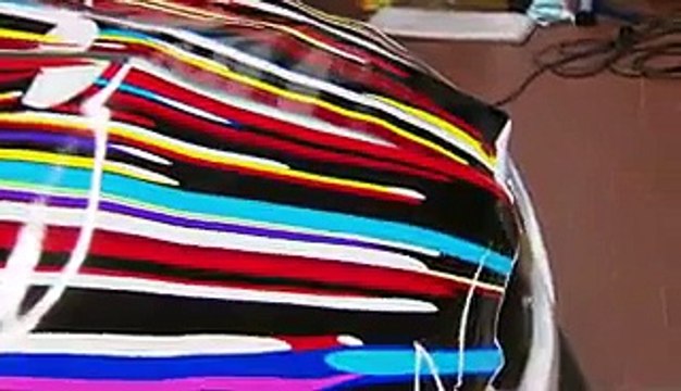 BMW Art Car by Jeff Koons Final modification - Video Dailymotion