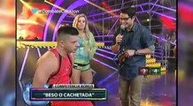 Combate: Alejandra Baigorria y Mario Hart se besan durante reto