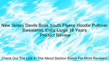 New Jersey Devils Boys Youth Fleece Hoodie Pullover Sweatshirt, Extra Large 18 Years Review