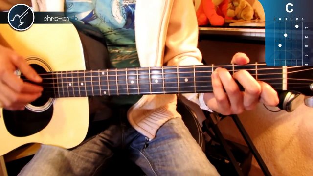 Cómo tocar Patience de Guns N' Roses en Guitarra Acústica (HD) Tutorial - Christianvib