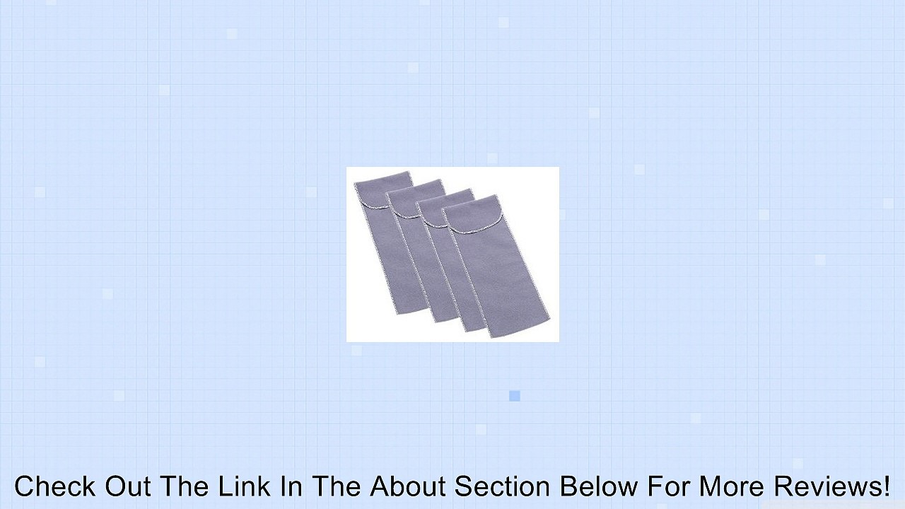 4-Pack, Reed & Barton 4" x 12" Pouch For Silverware / Flatware Serving Pieces Review